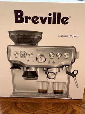 Breville Barista Espresso Machine - Silver and Black